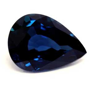 Pear 0.79 Blue Sapphire - #889555
