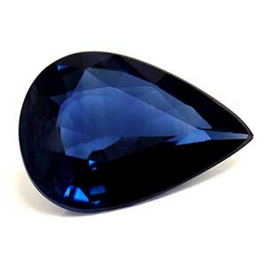 Pear 0.63 Blue Sapphire - #889554
