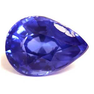 0.86ct Pear Blue Sapphire Gemstone 6.65X4.81X3.51 MM - #889569