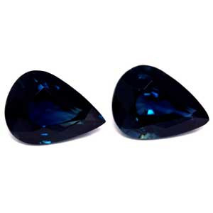 2.77ct Pear Blue Sapphire Gemstone 7.91X5.80X3.93 MM - #889572