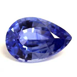 0.61ct Pear Blue Sapphire Gemstone 6.46X4.45X2.70 MM - #889980