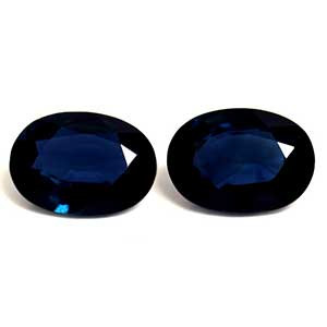 Oval 1.91tw Blue Sapphire Pair - #889537