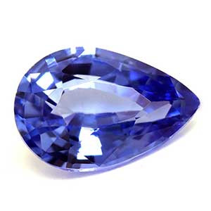 0.62ct Pear Blue Sapphire Gemstone 6.51X4.44X2.80 MM - #889983