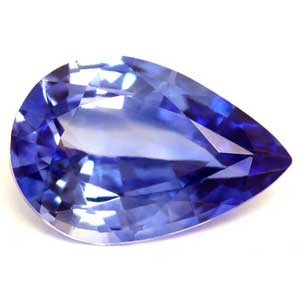 0.55ct Pear Blue Sapphire Gemstone 6.56X4.44X2.53 MM - #889984
