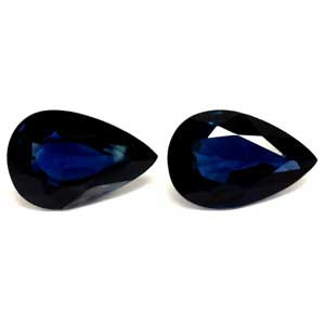 0.95ct Pear Blue Sapphire Gemstone 6.06X4.00X2.25 MM - #889616