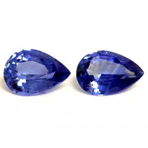 Pear 1.17tw Blue Sapphire Pair - #890037