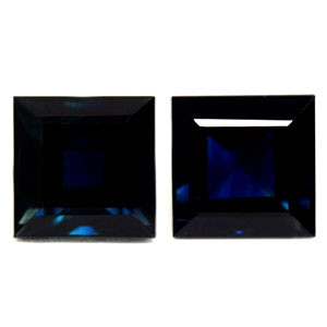 Princess 1.80tw Blue Sapphire Pair - #889491