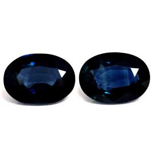 Oval 2.02tw Blue Sapphire Pair - #889792