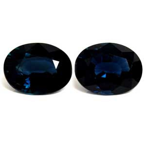 Oval 4.59tw Blue Sapphire Pair - #889795