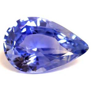 1.18ct Pear Blue Sapphire Gemstone 7.95X5.28X3.77 MM - #889939