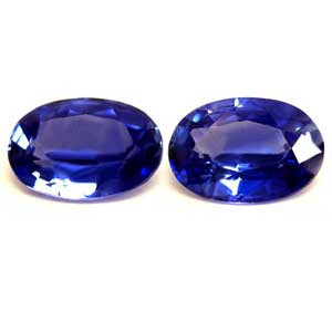 Oval 1.31tw Blue Sapphire Pair - #890004