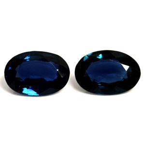 Oval 1.08tw Blue Sapphire Pair - #889529