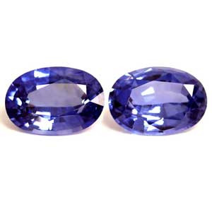 Oval 1.47tw Blue Sapphire Pair - #890097