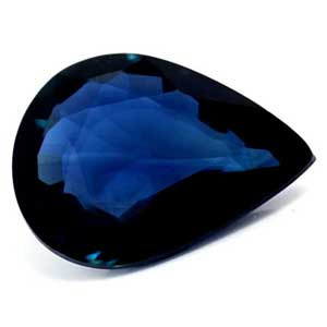 Pear 0.66 Blue Sapphire - #889604