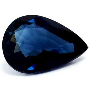 Pear 0.72 Blue Sapphire - #889599