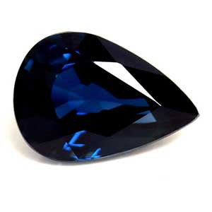 Pear 0.91 Blue Sapphire - #889603