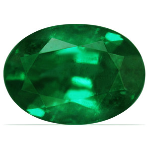 Oval 0.81 Green Emerald - #888473