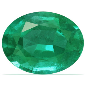 Oval 1.00 Green Emerald - #888513
