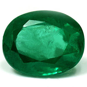 Oval 3.89 Green Emerald - #888461