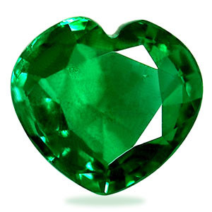 Heart 0.92 Green Emerald - #888857