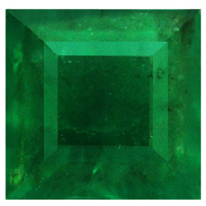 Princess 0.66 Green Emerald - #888586