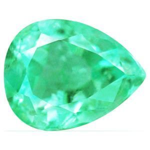 Pear 0.78 Green Emerald - #888584