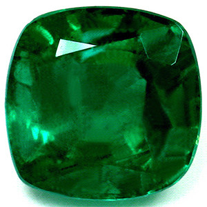 Cushion 3.58 Green Emerald - #888592