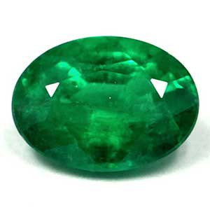 Oval 0.80 Green Emerald - #888714