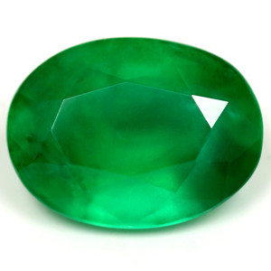 Oval 4.94 Green Emerald - #889188