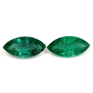 Marquise 0.99tw Green Emerald Pair - #889106