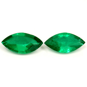 Marquise 1.05tw Green Emerald Pair - #889112
