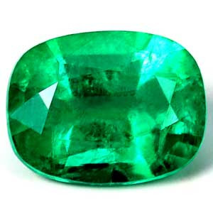 Cushion 0.72 Green Emerald - #889883