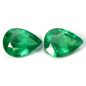 Pear 2.09tw Green Emerald Pair - #889895