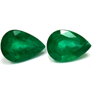 Pear 1.57tw Green Emerald Pair - #888904