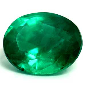 Oval 1.07 Green Emerald - #890264