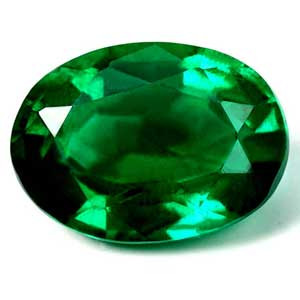 Oval 0.78 Green Emerald - #889918