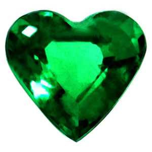 Heart 0.53 Green Emerald - #890232