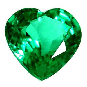Heart 0.76 Green Emerald - #890233