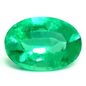 Oval 0.63 Green Emerald - #890196