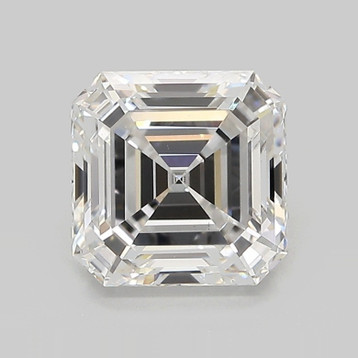 Asscher 2.54 E VS1 - #894596 - Lab Grown