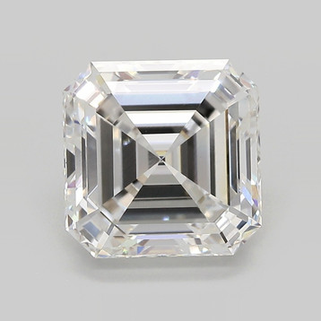 Asscher 5.06 F VS1 - #894667 - Lab Grown