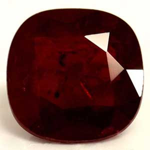 Cushion 0.56 Red Ruby - #921812