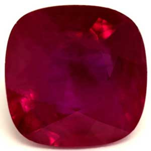 Cushion 0.82 Red Ruby - #921888