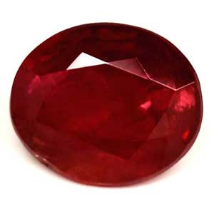 Oval 0.76 Red Ruby - #922013