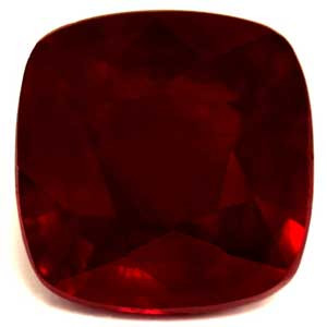 Cushion 0.71 Red Ruby - #921931