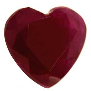 Heart 0.79 Red Ruby - #921904