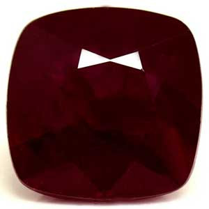 Cushion 0.84 Red Ruby - #922025
