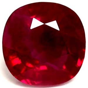 Cushion 0.65 Red Ruby - #922028