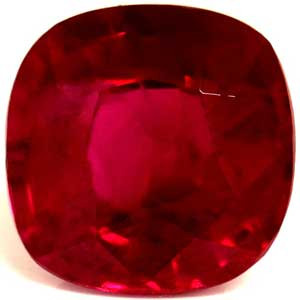 Cushion 0.67 Red Ruby - #921991