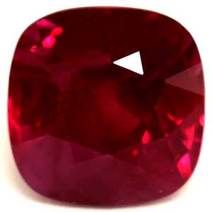 Cushion 0.85 Red Ruby - #921993